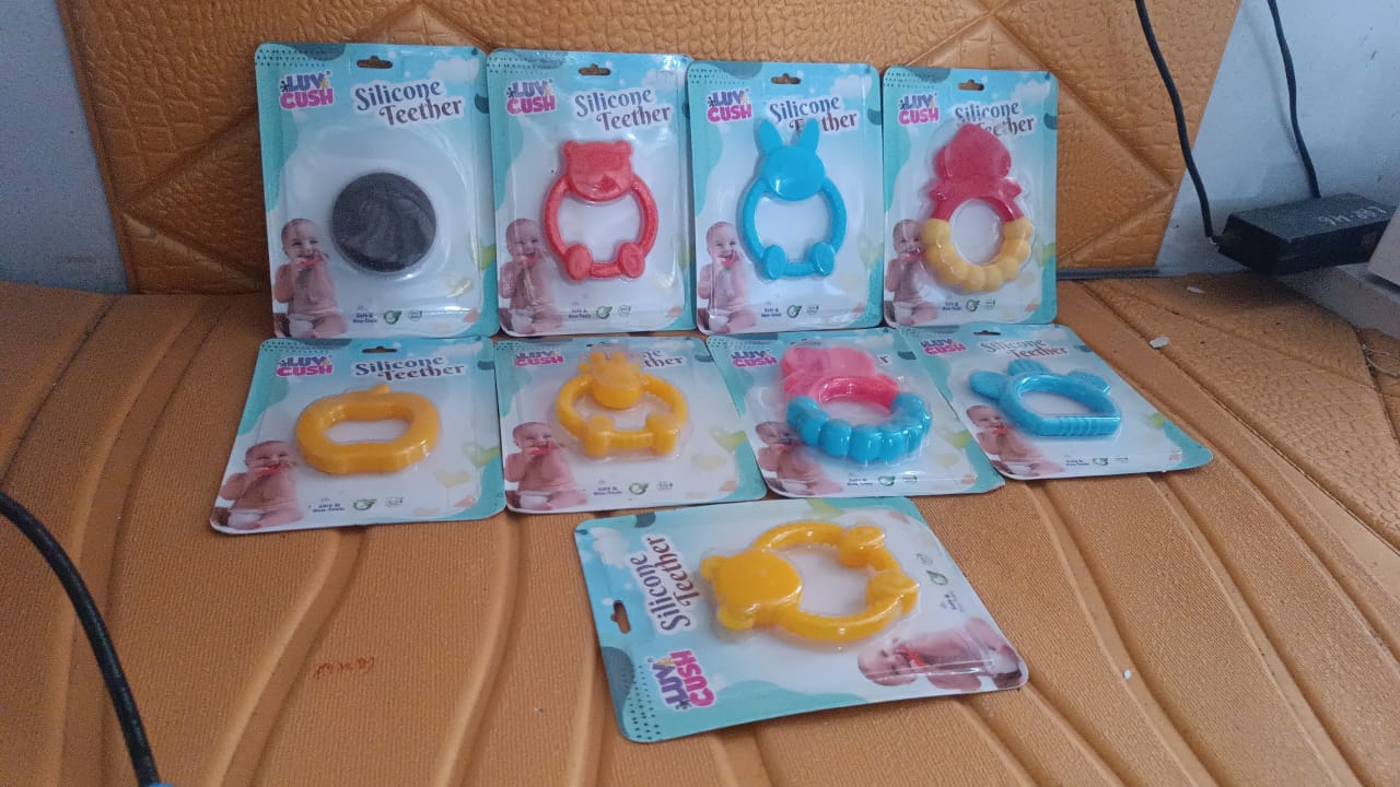 Silicone Baby Teething Toys (1 Pc / Mix Design) Silicone Baby Teething Toys (1 Pc / Mix Design)